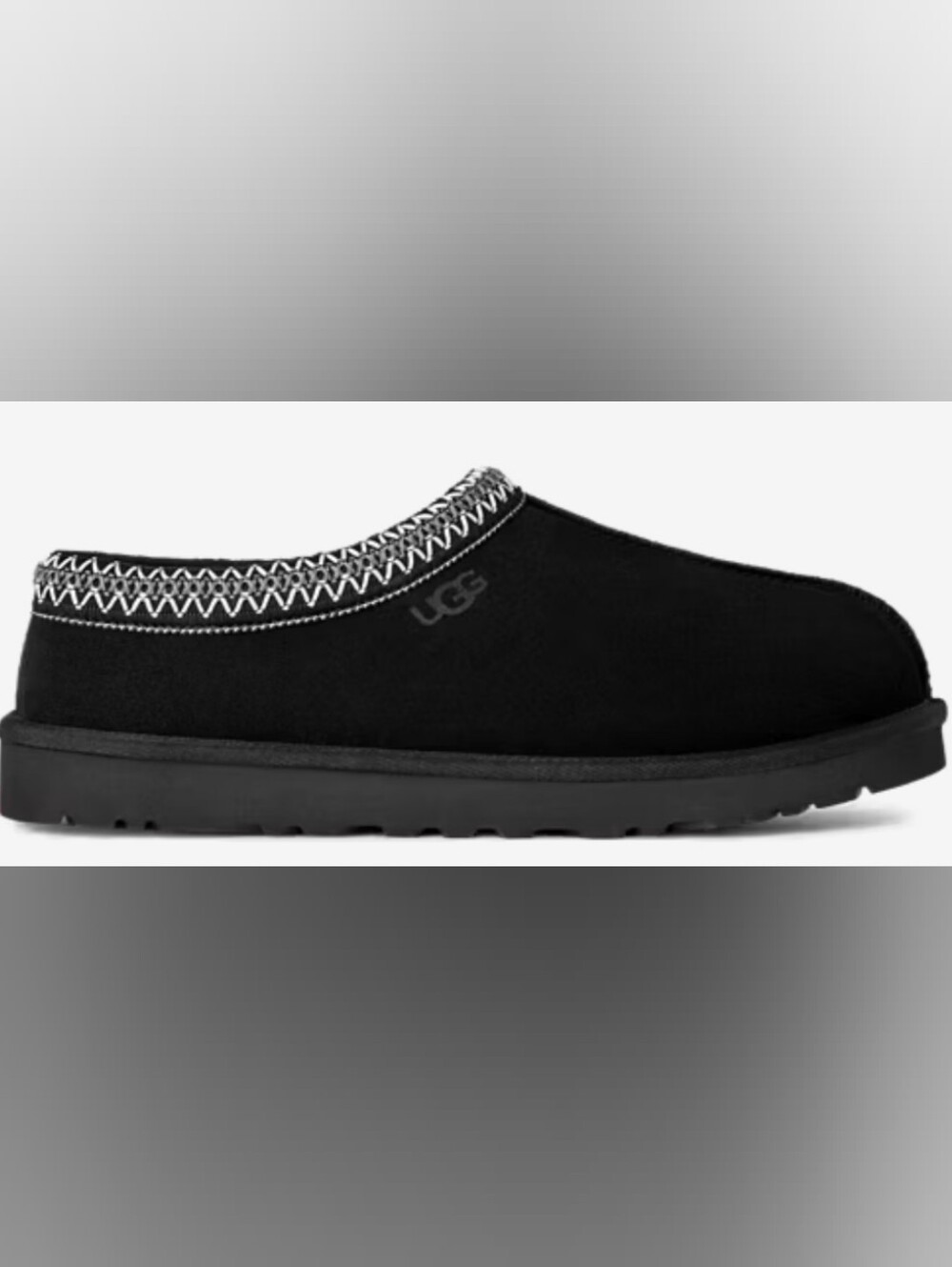UGG Men's Tasman II Black Slip-On Moccasin Mules Size 12\ Box